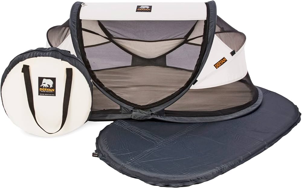 Deryan travel cot / travel cot Baby Luxe travel tent including